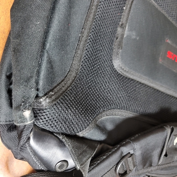 Targus Black Grey Padded Backpack Sport Laptop Bag School Active Travel Camera - Picture 9 of 10